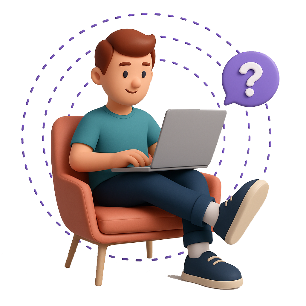 sitting girl with laptop